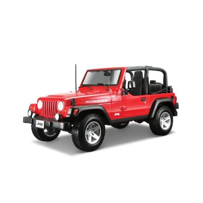 Метален джип Jeep Wrangler Rubicon Maisto 1/18 червен 31663