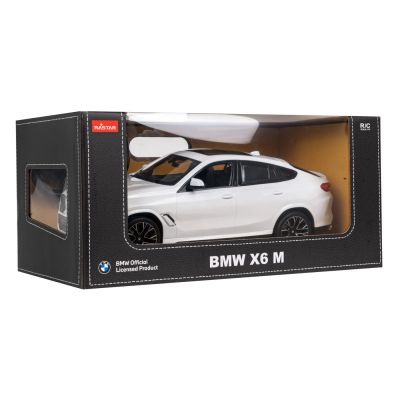 Кола с дистанционно управление BMW X6 M 1:14 Rastar 99200 бял