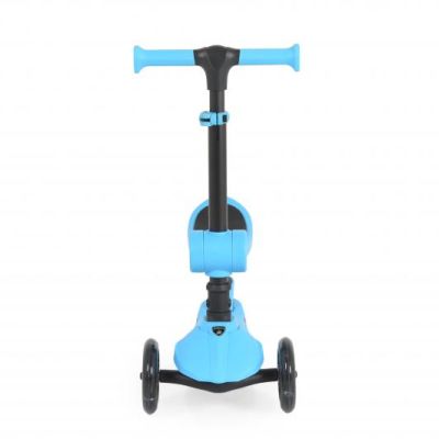 Сгъваема тротинетка със седалка Lamborghini 2В1 син