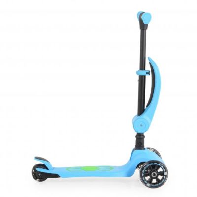 Сгъваема тротинетка със седалка Lamborghini 2В1 син