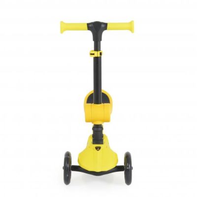 Сгъваема тротинетка със седалка Lamborghini 2В1 жълт