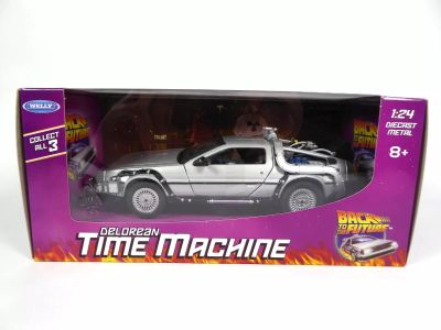 Метална кола Back to the Future Welly - 1:24