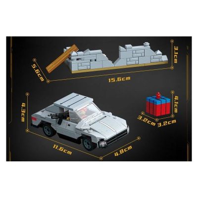 Конструктор PEACE ELITE FAKE GARAGE SCENE Gudi 20502