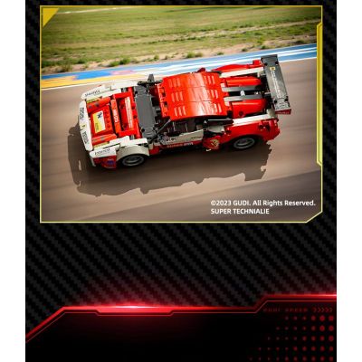 Конструктор спортен автомобил DRAG CAR GT3 BLAZING HORSE Gudi 70010