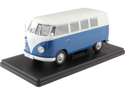 Метален бус Volkswagen T1 - 1960 WHITE BOX 124179