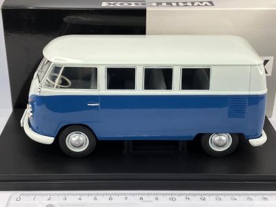 Метален бус Volkswagen T1 - 1960 WHITE BOX 124179