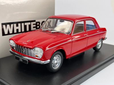 Метална кола Peugeot 204 - 1968 WHITE BOX 124181