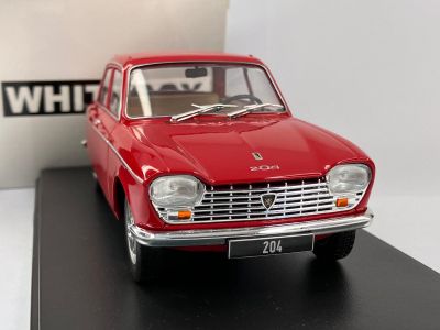 Метална кола Peugeot 204 - 1968 WHITE BOX 124181