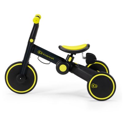 Детска сгъваема триколка Kinderkraft 4trike 3в1 Black