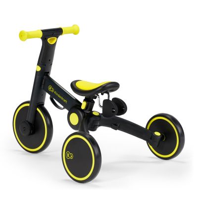 Детска сгъваема триколка Kinderkraft 4trike 3в1 Black