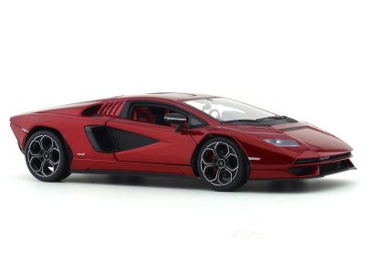 Метална кола Lamborghini Countach LPI 800-4 Bburago 1:24 red
