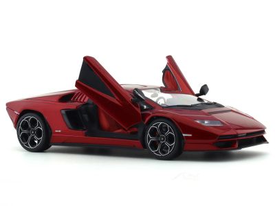 Метална кола Lamborghini Countach LPI 800-4 Bburago 1:24 red