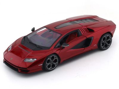 Метална кола Lamborghini Countach LPI 800-4 Bburago 1:24 red