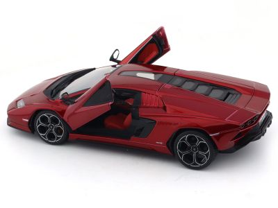 Метална кола Lamborghini Countach LPI 800-4 Bburago 1:24 red