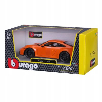 Метален автомобил Porsche 911 GT3 Bburago 1:24 orange
