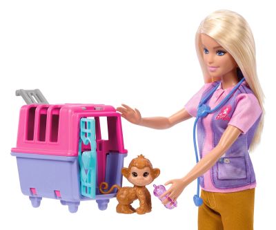Кукла Barbie Комплект Барби с животни Mattel HRG50 