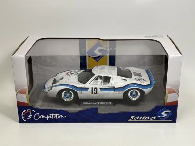 Метална кола FORD GT40 MK.1 WHITE #19 E.MARTA ANGOLA CHAMPIONSHIP 1973 SOLIDO 1:18 - 1803006