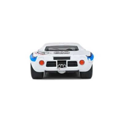 Метална кола FORD GT40 MK.1 WHITE #19 E.MARTA ANGOLA CHAMPIONSHIP 1973 SOLIDO 1:18 - 1803006