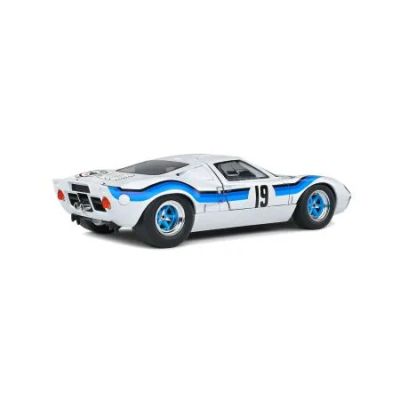 Метална кола FORD GT40 MK.1 WHITE #19 E.MARTA ANGOLA CHAMPIONSHIP 1973 SOLIDO 1:18 - 1803006