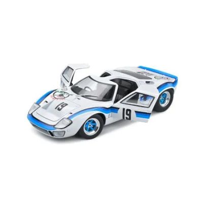Метална кола FORD GT40 MK.1 WHITE #19 E.MARTA ANGOLA CHAMPIONSHIP 1973 SOLIDO 1:18 - 1803006