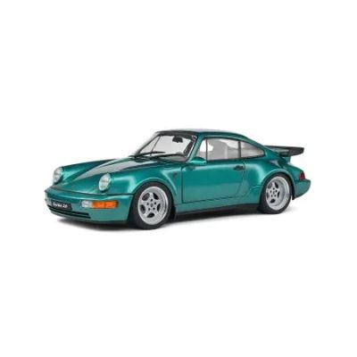 Метална кола Porsche 964 Turbo Green 1991 SOLIDO 1:18 - 1803407