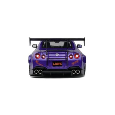 Метална кола Nissan GT-R R35 LIBERTY WALK BODY KIT 2.0 PURPLE 2022 SOLIDO 1:18 - 1805812