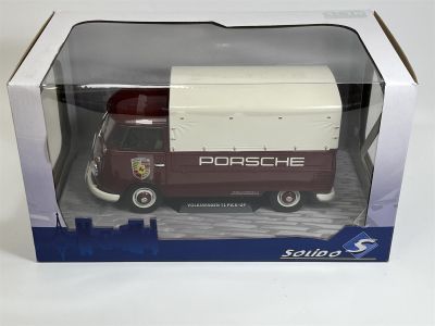 Метален бус Volkswagen T1 Pick-Up Porsche Service 1950 SOLIDO 1:18 - 1806707