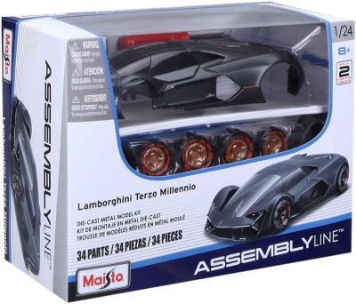 Метална Кола за сглобяване Lamborghini Terzo Millennio MAISTO ASSEMBLY LINE 1:24 39287
