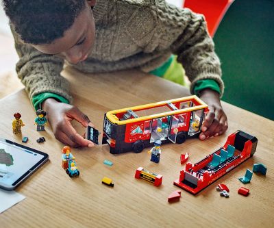 Конструктор LEGO City 60407 Червен двуетажен автобус за обиколка