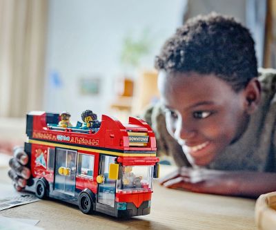 Конструктор LEGO City 60407 Червен двуетажен автобус за обиколка