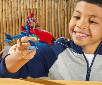 Фигурка Спайдърмен - Превозно средство изстрелващо паяжина, Spider-Man Hydro Jet Blast