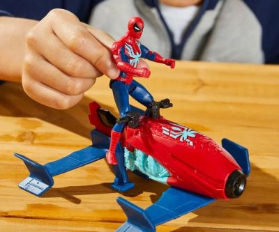 Фигурка Спайдърмен - Превозно средство изстрелващо паяжина, Spider-Man Hydro Jet Blast