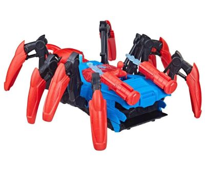 Спайдърмен - Crawl 'N Blast Spider с фигурка, функция 2-в-1 Hasbro F7845 