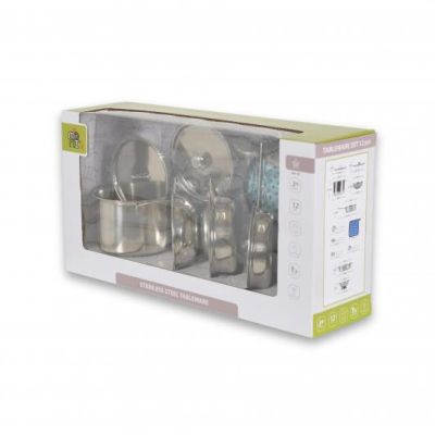 Комплект метални кухненски прибори 12 части A8