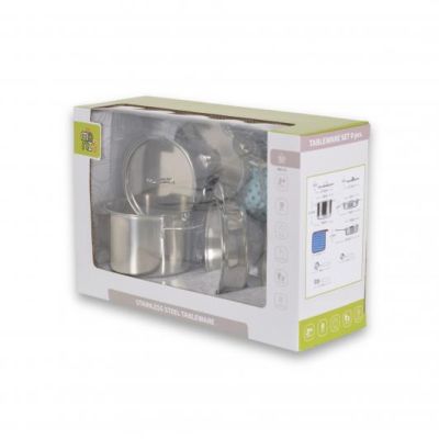 Комплект метални кухненски прибори 9 части C4