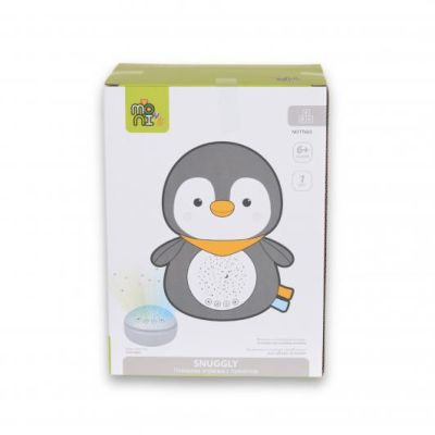 Плюшена нощна лампа с проектор Snuggly Penguin