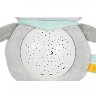 Плюшена нощна лампа с проектор Snuggly Raccoon