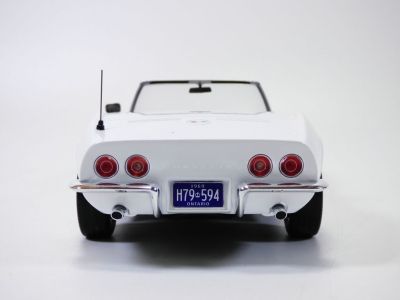 Метална кола Chevrolet Corvette Convertible 1969 Can Am Norev 1:18 - 189038