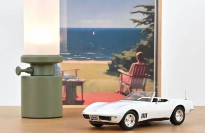 Метална кола Chevrolet Corvette Convertible 1969 Can Am Norev 1:18 - 189038