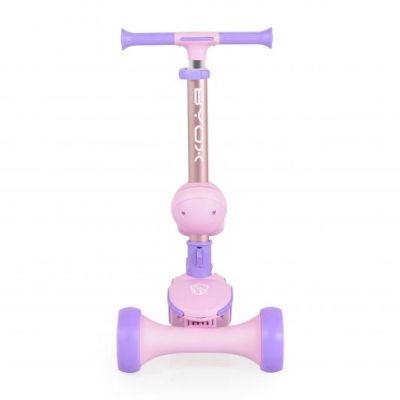 Сгъваема тротинетка със седалка Byox Evo Pink