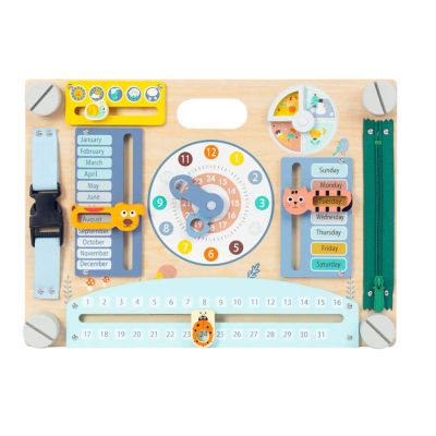 Монтесори дървена дъска с механизми за отваряне, затваряне и заключване Wooden TL813007 