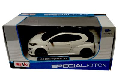 Метална кола Toyota Yaris GR 2021 - 1:24 Maisto 32909 бяла