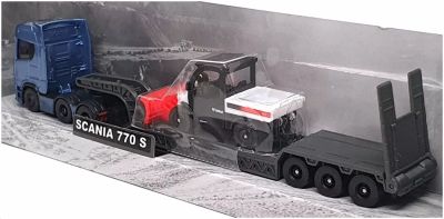 Камион с ремарке SCANIA 770S+Bobcat Excavator MAISTO 11681