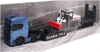 Камион с ремарке SCANIA 770S+Bobcat Excavator MAISTO 11681
