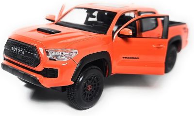 Метален джип пикап Toyota Tacoma TRD Pro 2021 - 1:24 Maisto 32910 orange