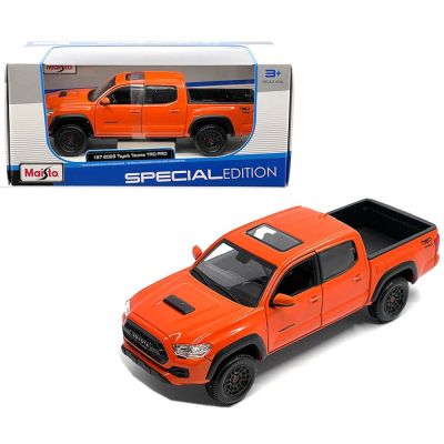 Метален джип пикап Toyota Tacoma TRD Pro 2021 - 1:24 Maisto 32910 orange
