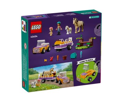 Конструктор LEGO Friends 42634 Ремарке за кон и пони