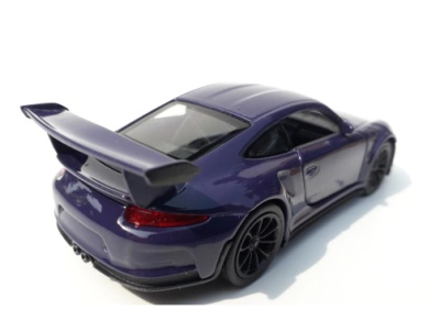 Металeн автомобил Porsche 911 GT3 RS лилаво -1:34 Welly 