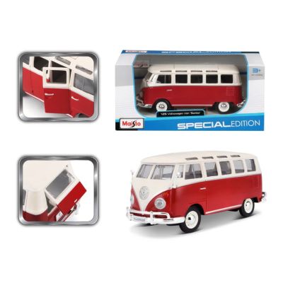 Метален бус Volkswagen Van Samba 1:24 Maisto 31956 red