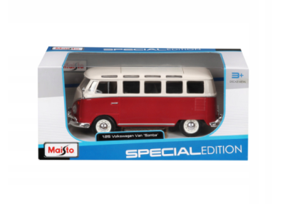 Метален бус Volkswagen Van Samba 1:24 Maisto 31956 red